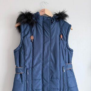 Navy Blue Thick Puffer